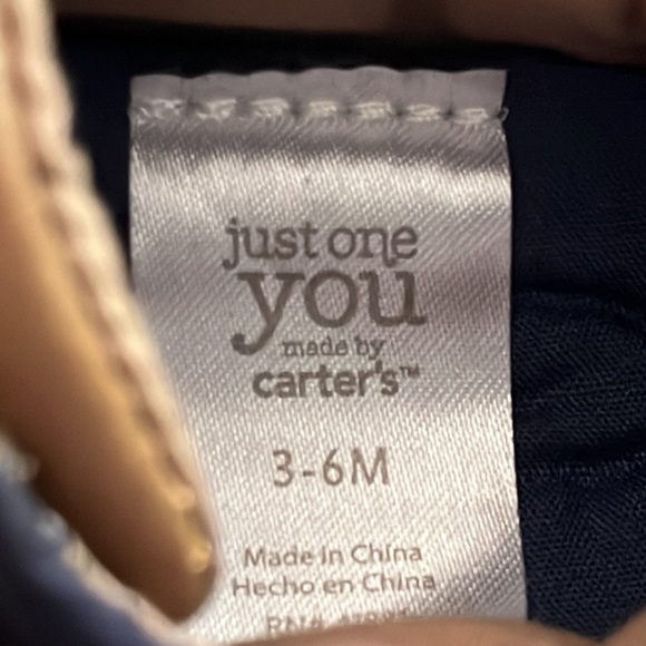 Bundle Baby Cat & Jack onesie with suspenders & shorts, boat shoes. 3-6 months - Picture 9 of 10